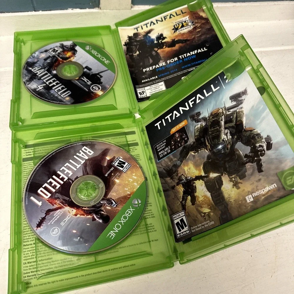 Lot of 10 XBOX ONE Games‎ Battlefield 1 4 FIFA 16 Nba2k18 Deadlifting Fallout 76